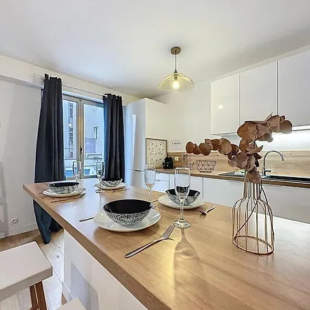 Le Gustave 4pers-centre Ville-5min De La Gare Apartamento